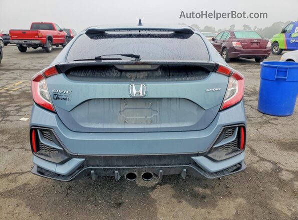 SHHFK7H40LU412203 2020 HONDA CIVIC Blue Widok z tyłu