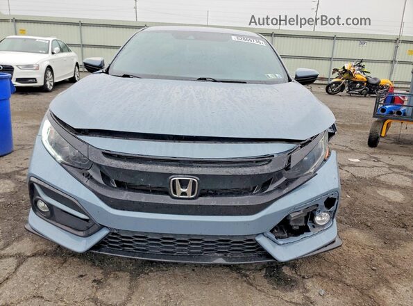 SHHFK7H40LU412203 2020 HONDA CIVIC Blue Widok z przodu