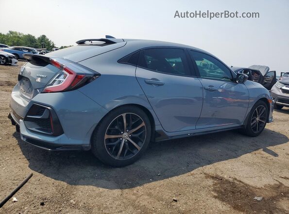 SHHFK7H40MU201892 2021 HONDA CIVIC Gray Trasero derecho