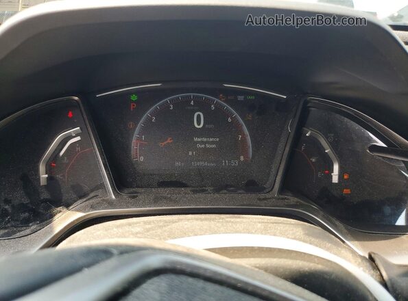 SHHFK7H40MU201892 2021 HONDA CIVIC Gray Vista del cuadro de instrumentos