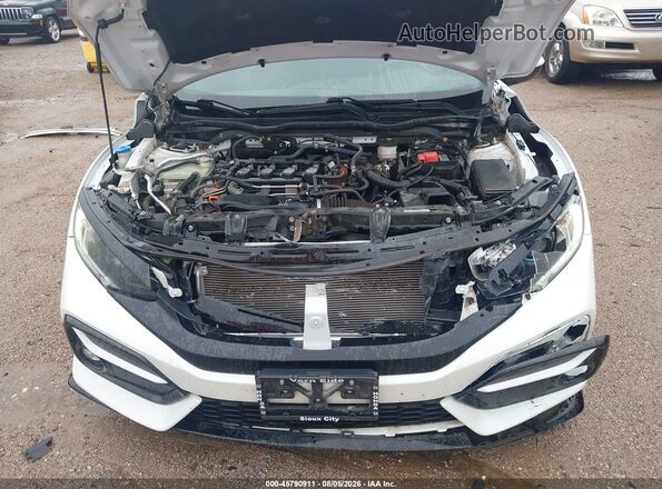 SHHFK7H40MU212620 2021 HONDA CIVIC White Вид ззаду