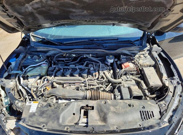 SHHFK7H40MU213170 2021 HONDA CIVIC Black Вид задньої частини салону