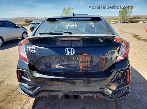 SHHFK7H40MU213170 2021 HONDA CIVIC Black Вид ззаду