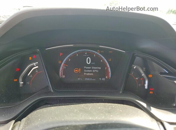 SHHFK7H40MU226310 2021 HONDA CIVIC White Սարքավորումների վահանակի տեսք