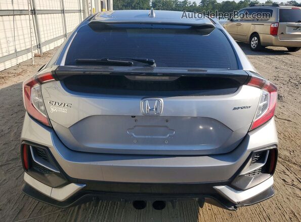 SHHFK7H40MU233080 2021 HONDA CIVIC Серебряный Вид сзади