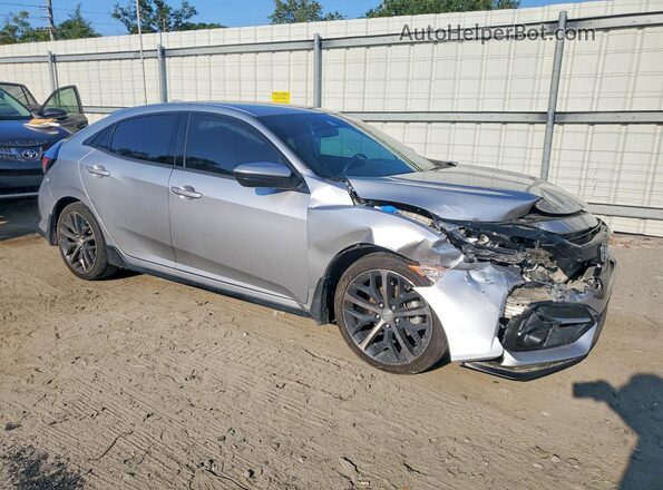 SHHFK7H40MU233080 2021 HONDA CIVIC Серебряный Передняя правая четверть