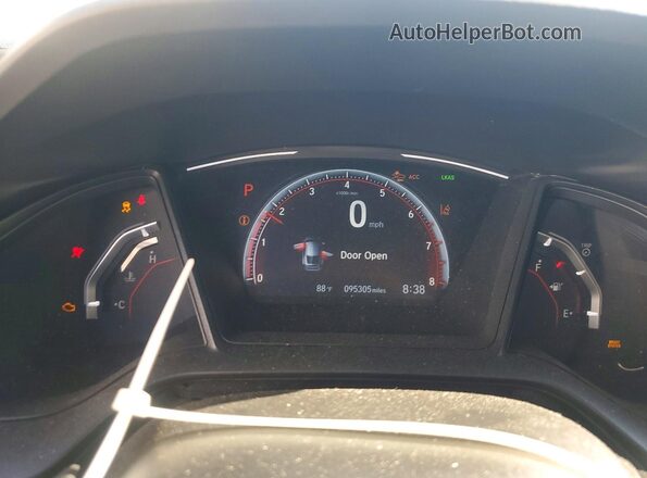 SHHFK7H40MU233080 2021 HONDA CIVIC Серебряный Вид щитка приборов