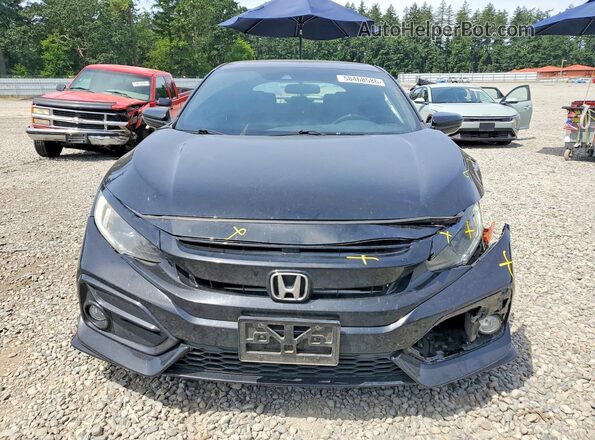 SHHFK7H40MU409609 2021 HONDA CIVIC Black Вид спереду