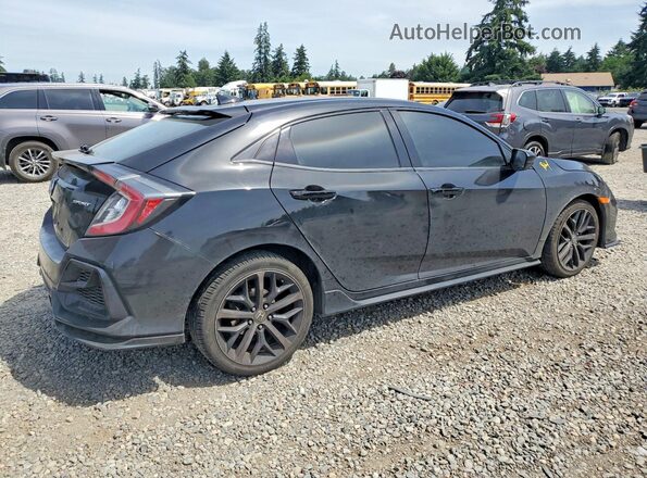 SHHFK7H40MU409609 2021 HONDA CIVIC Black Задня права чверть