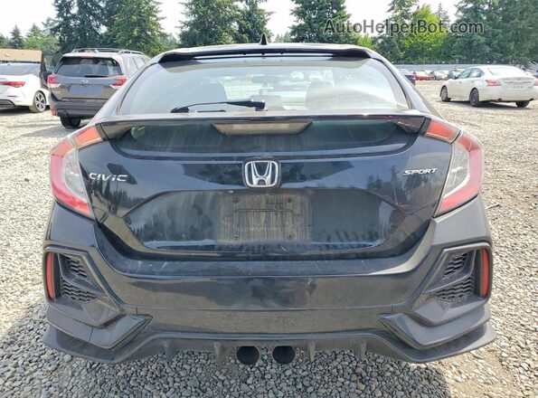 SHHFK7H40MU409609 2021 HONDA CIVIC Black Вид ззаду