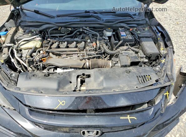 SHHFK7H40MU409609 2021 HONDA CIVIC Black Вид задньої частини салону