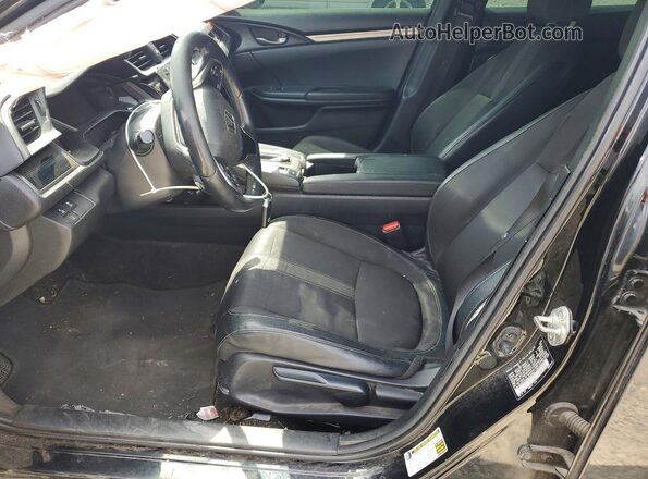 SHHFK7H40MU409609 2021 HONDA CIVIC Black Вид салону спереду