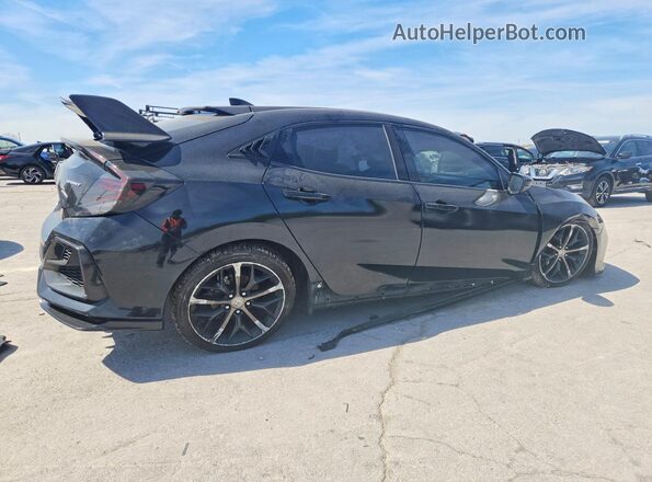 SHHFK7H41LU417314 2020 HONDA CIVIC Black Tył prawy