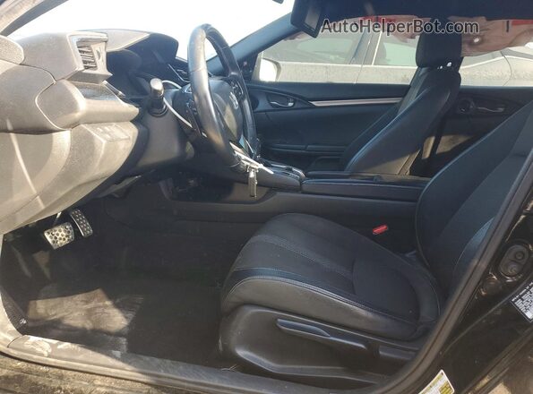SHHFK7H41LU417314 2020 HONDA CIVIC Black Widok wnętrza z przodu