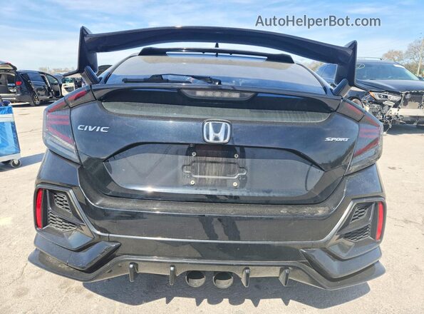 SHHFK7H41LU417314 2020 HONDA CIVIC Black Widok z tyłu