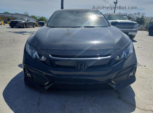 SHHFK7H41LU417314 2020 HONDA CIVIC Black Widok z przodu