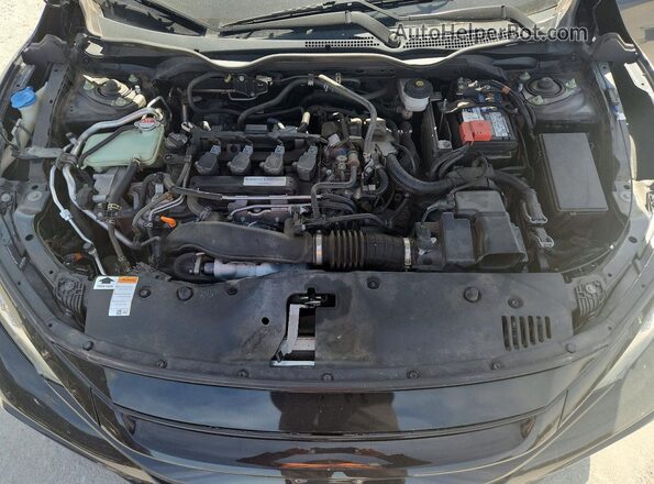 SHHFK7H41LU417314 2020 HONDA CIVIC Black Widok wnętrza z tyłu