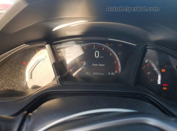 SHHFK7H41LU417314 2020 HONDA CIVIC Black Widok zestawu wskaźników