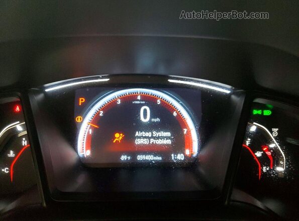 SHHFK7H41MU225988 2021 HONDA CIVIC Gray ხელსაწყოთა პანელის ხედი