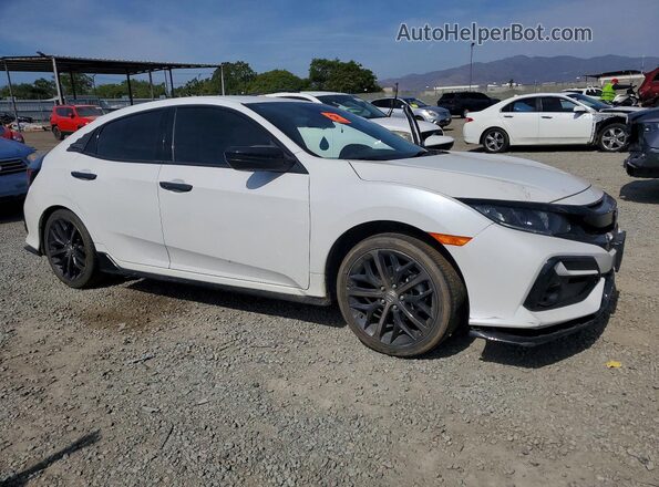 SHHFK7H41MU401549 2021 HONDA CIVIC Белый Передняя правая четверть