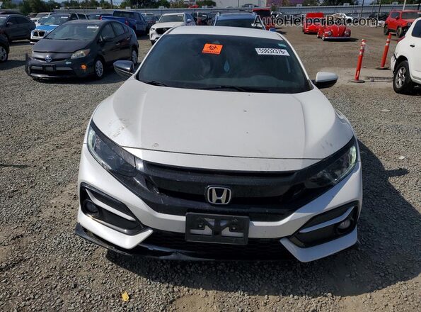 SHHFK7H41MU401549 2021 HONDA CIVIC Белый Вид спереди