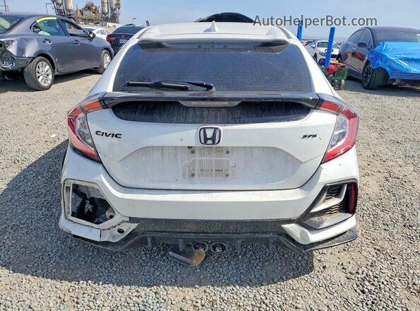 SHHFK7H41MU401549 2021 HONDA CIVIC Белый Вид сзади