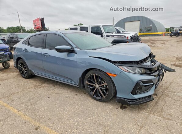 SHHFK7H41MU423325 2021 HONDA CIVIC Gray Przód prawy