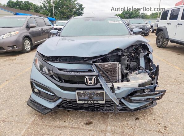 SHHFK7H41MU423325 2021 HONDA CIVIC Gray Widok z przodu