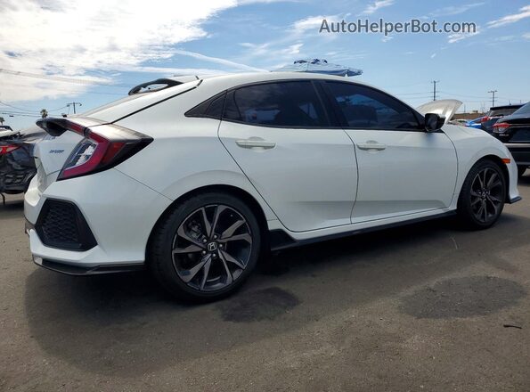 SHHFK7H42JU412121 2018 HONDA CIVIC White უკანა მარჯვენა