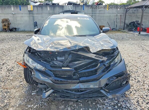 SHHFK7H42KU219419 2019 HONDA CIVIC Gray Вид спереду