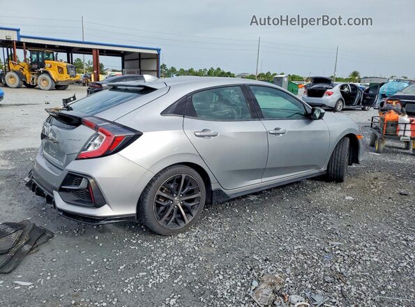 SHHFK7H42MU212697 2021 HONDA CIVIC Silver Trasero derecho