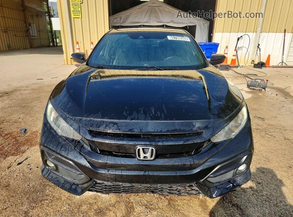 SHHFK7H42MU223344 2021 HONDA CIVIC Black Widok z przodu