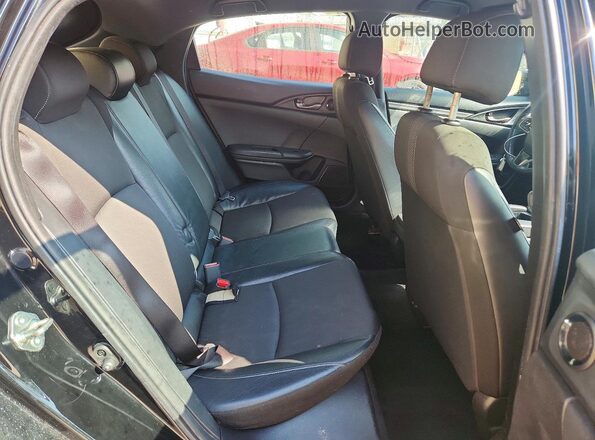 SHHFK7H42MU223344 2021 HONDA CIVIC Black Widok tylnych siedzeń