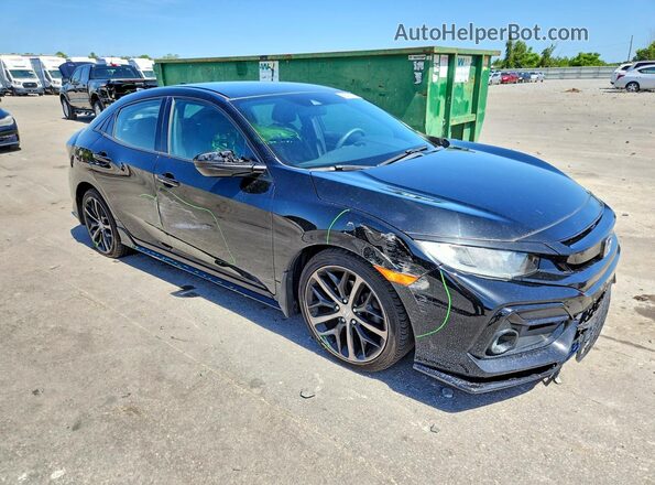 SHHFK7H42MU228236 2021 HONDA CIVIC Black Delantero derecho