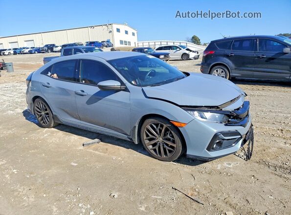 SHHFK7H42MU229998 2021 HONDA CIVIC Gray წინა მარჯვენა