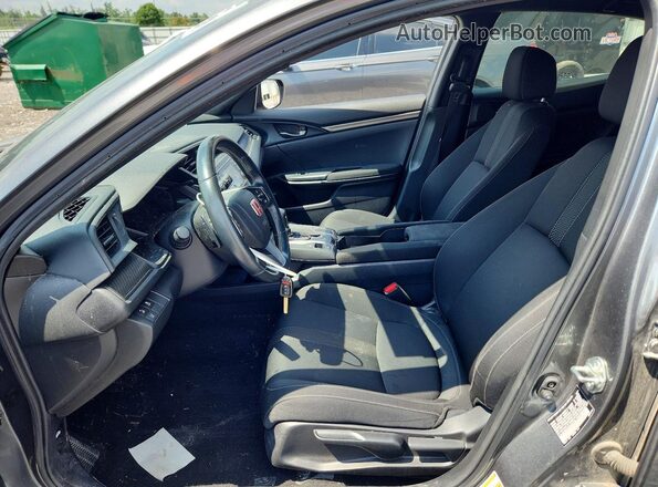 SHHFK7H43KU217100 2019 HONDA CIVIC Gray Вид салону спереду