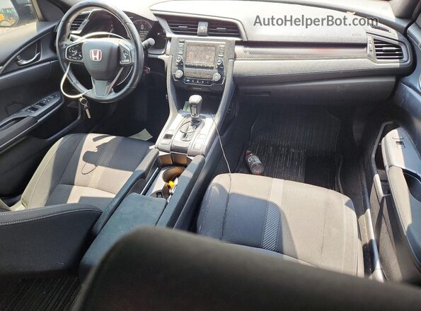 SHHFK7H43KU217100 2019 HONDA CIVIC Gray Вид панелі приладів