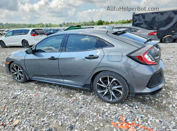 SHHFK7H43KU217100 2019 HONDA CIVIC Gray Задня ліва чверть