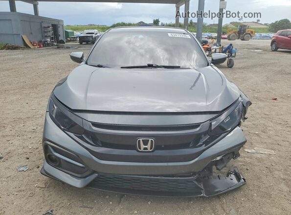 SHHFK7H43LU218586 2020 HONDA CIVIC Charcoal Դիմացի տեսք