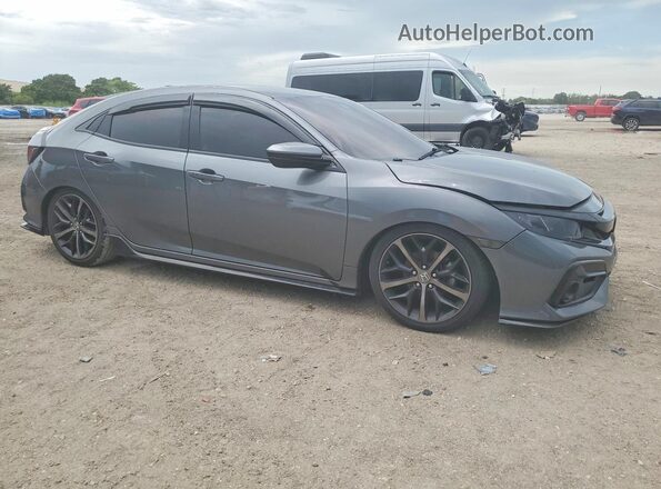 SHHFK7H43LU218586 2020 HONDA CIVIC Charcoal Առջևի աջ