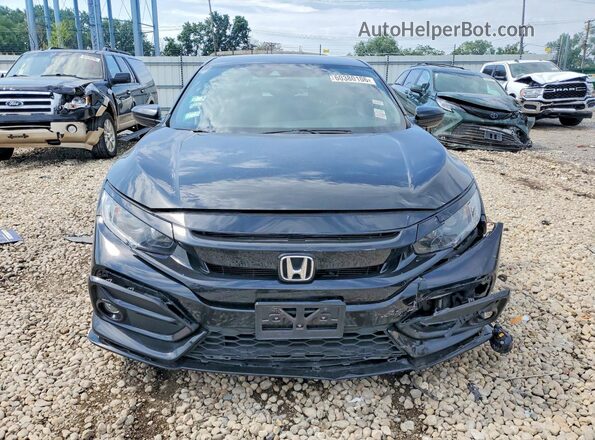 SHHFK7H43MU222865 2021 HONDA CIVIC Black Widok z przodu