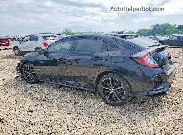 SHHFK7H43MU222865 2021 HONDA CIVIC Black Tył lewy
