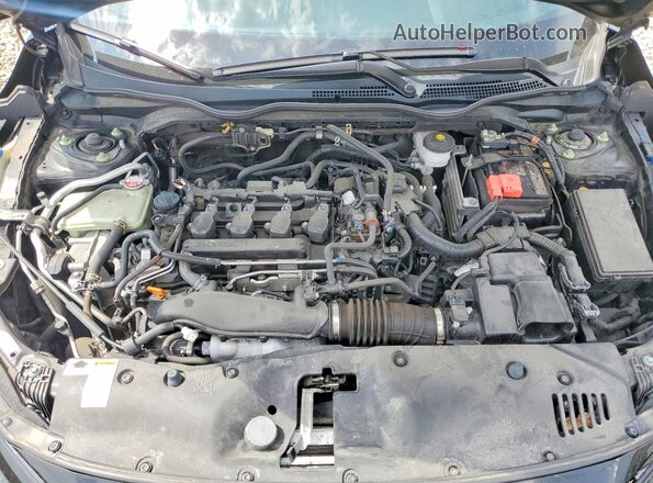 SHHFK7H43MU222865 2021 HONDA CIVIC Black Widok wnętrza z tyłu