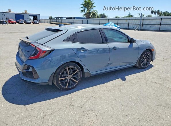 SHHFK7H43MU409166 2021 HONDA CIVIC Blue Rear right