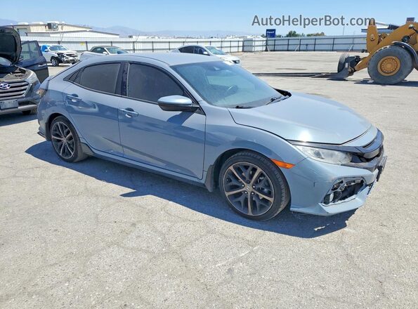 SHHFK7H43MU409166 2021 HONDA CIVIC Blue Front right