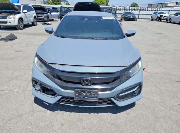 SHHFK7H43MU409166 2021 HONDA CIVIC Blue Front view