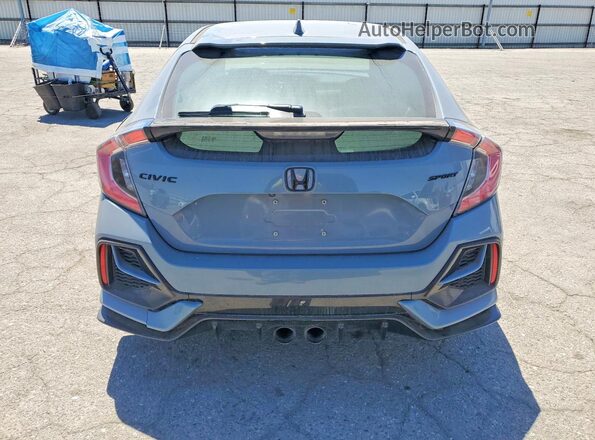 SHHFK7H43MU409166 2021 HONDA CIVIC Blue Rear view
