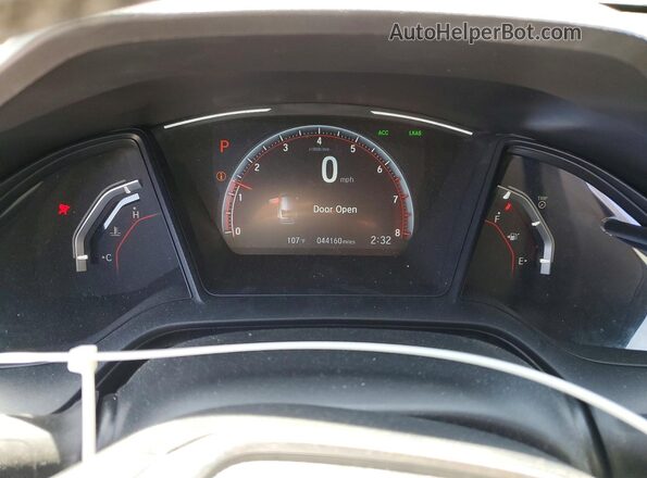 SHHFK7H43MU409166 2021 HONDA CIVIC Blue Instrument cluster view