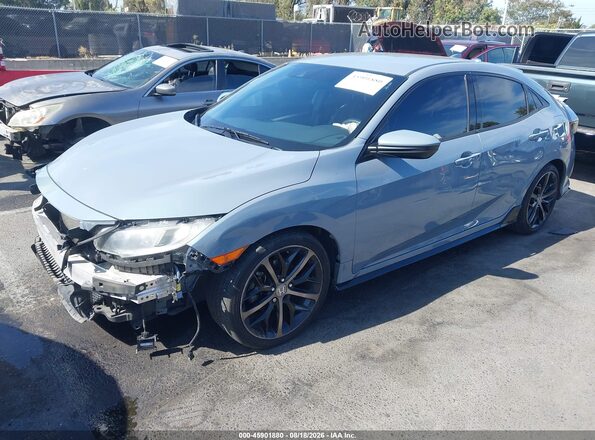 SHHFK7H43MU418126 2021 HONDA CIVIC Gray Przód lewy