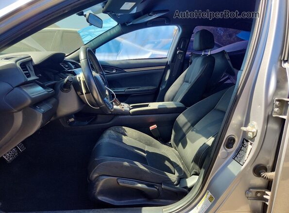 SHHFK7H44JU203155 2018 HONDA CIVIC Silver წინა სალონის ხედი